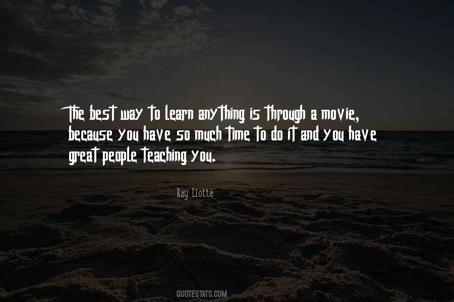 The Best Way Quotes #1675441