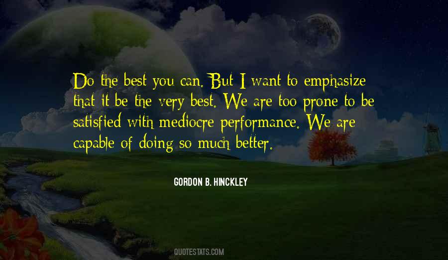 The Best We Can Do Quotes #14314