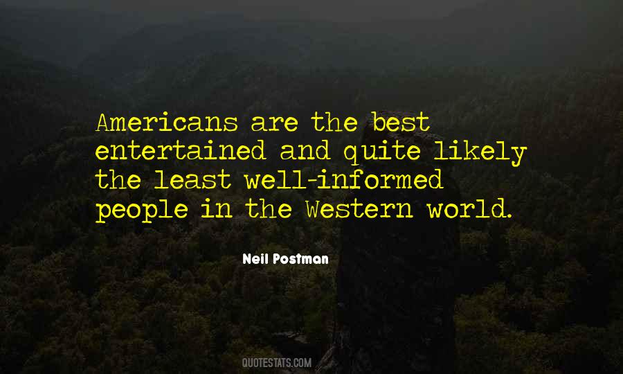 The Best Western Quotes #1149432
