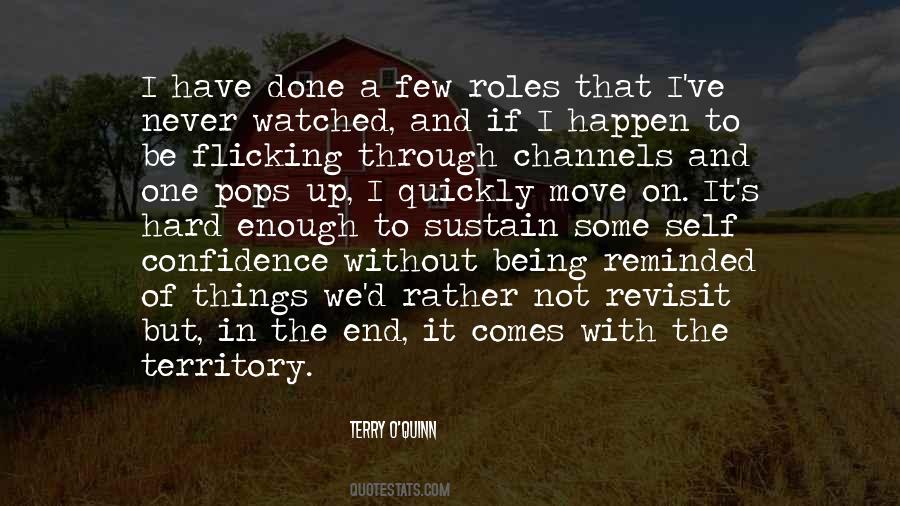 Quotes About Being Hard Up #1240118