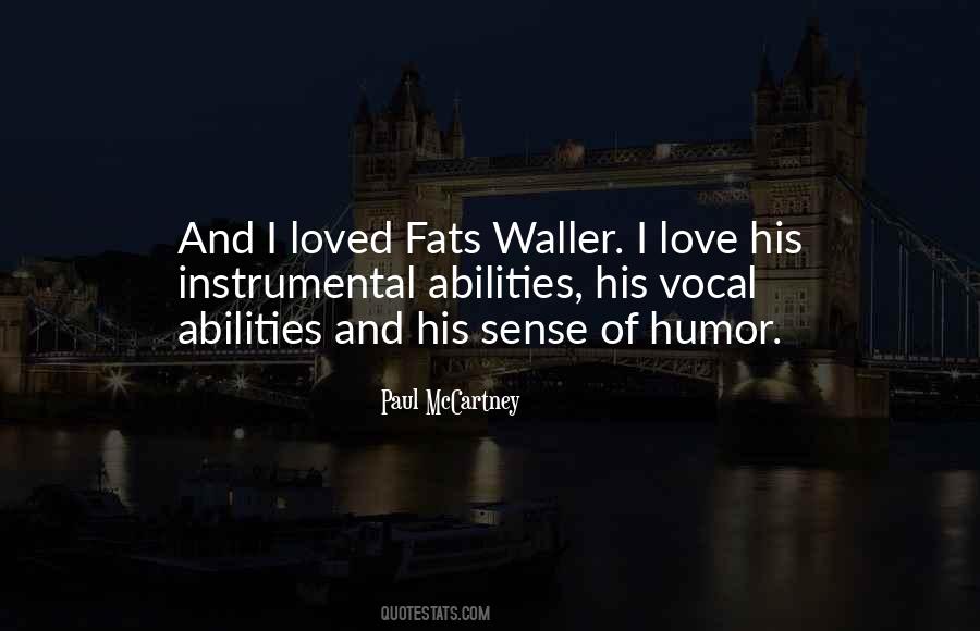 Quotes About Fats Waller #1340638