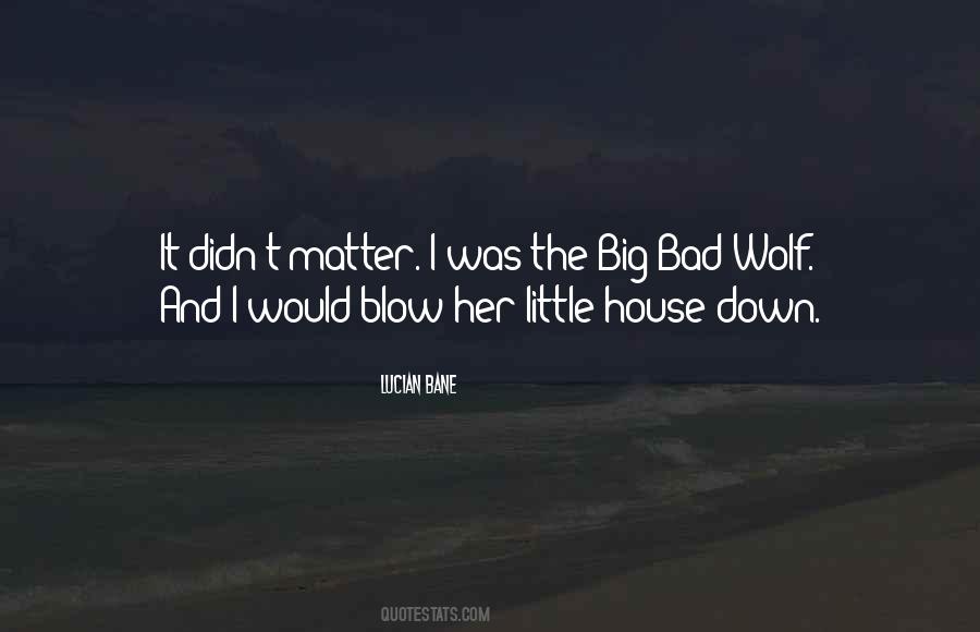 The Big Bad Wolf Quotes #1685643