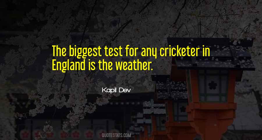 Quotes About Kapil Dev #1845579