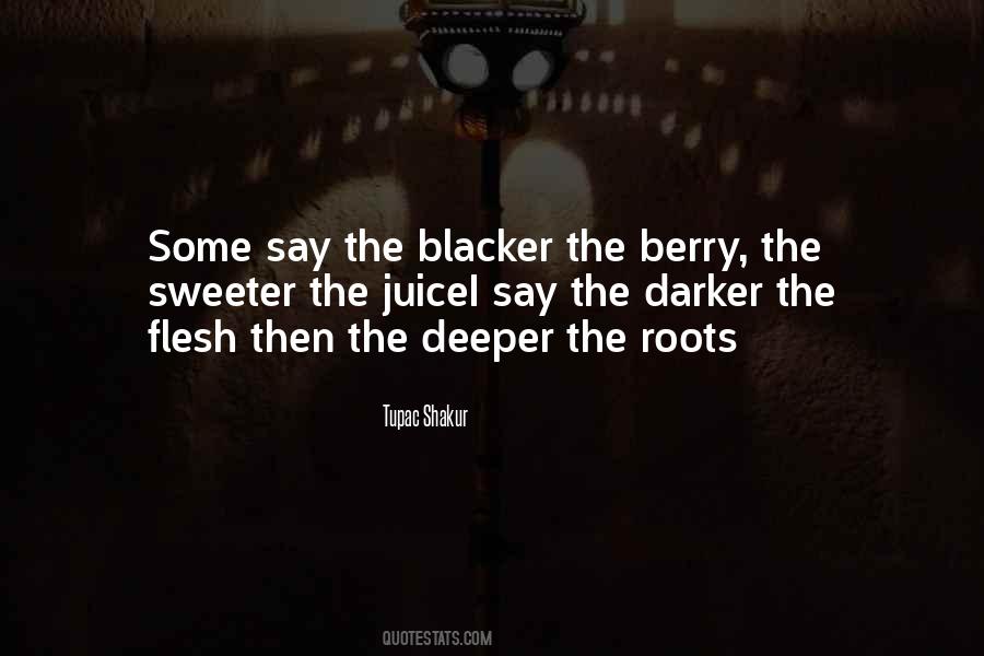 The Blacker The Berry Quotes #1361334