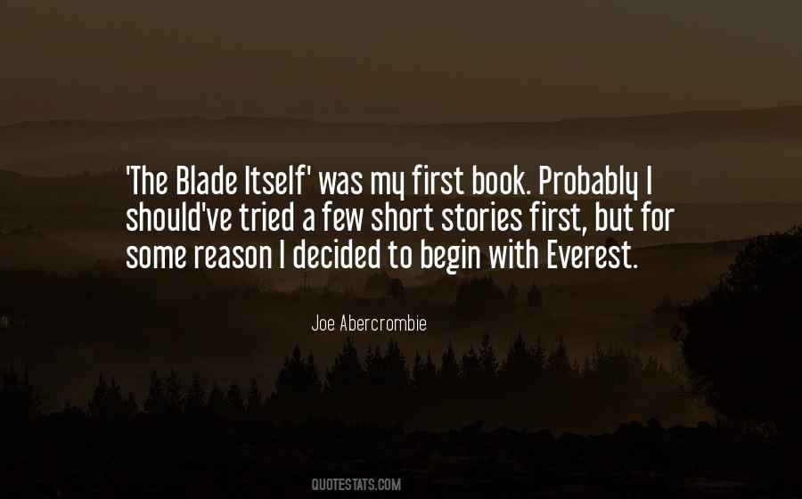 The Blade Itself Quotes #1197903