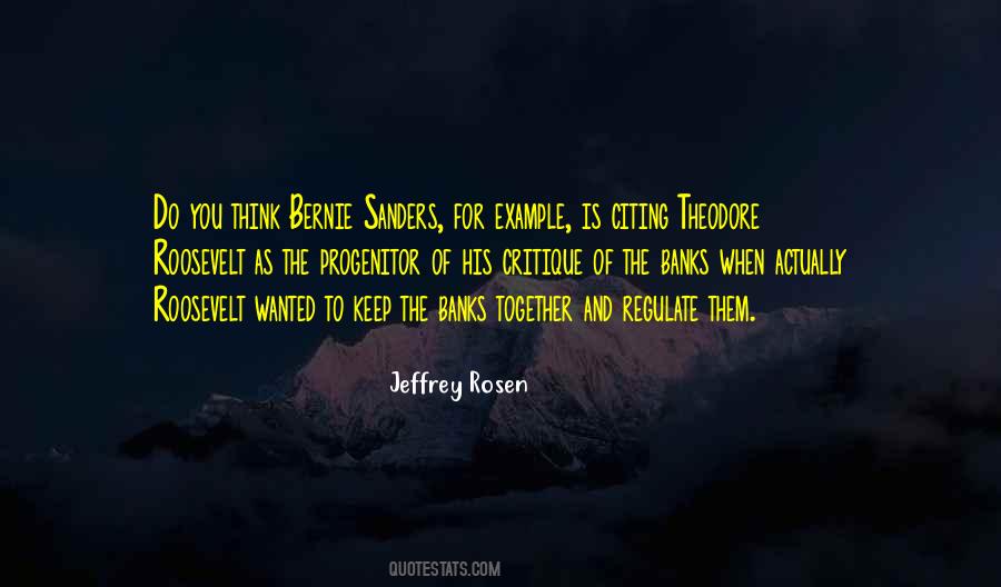 Quotes About Bernie Sanders #483993