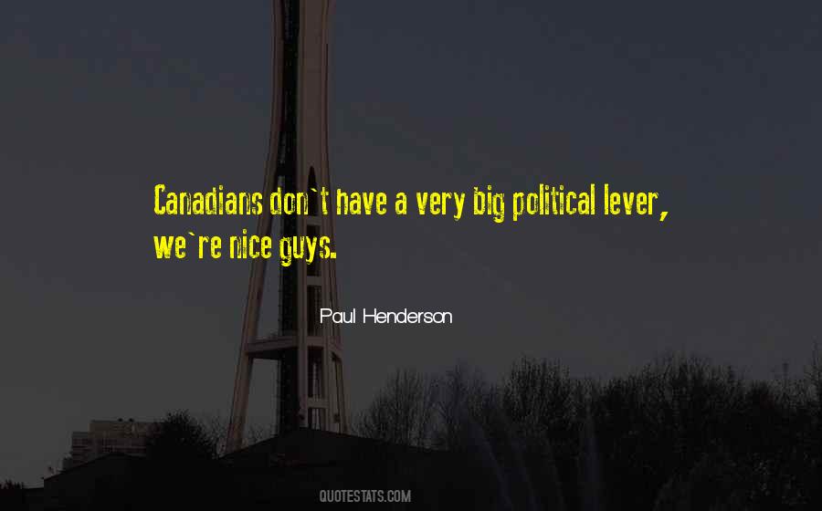 Quotes About Paul Henderson #1170273