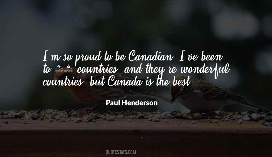 Quotes About Paul Henderson #263052