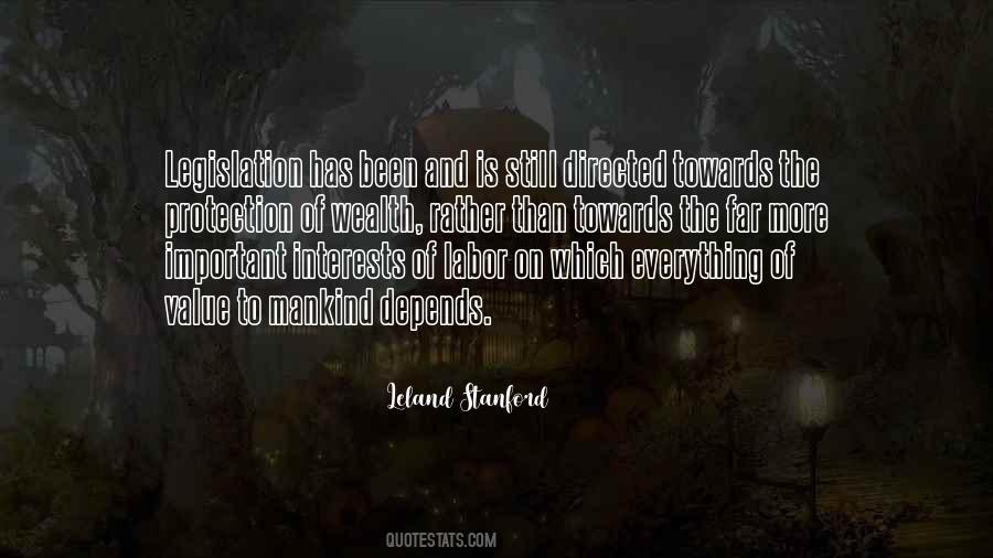 Quotes About Leland Stanford #123766