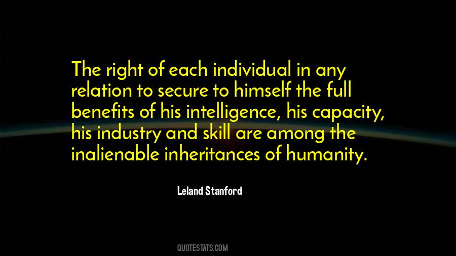 Quotes About Leland Stanford #535991