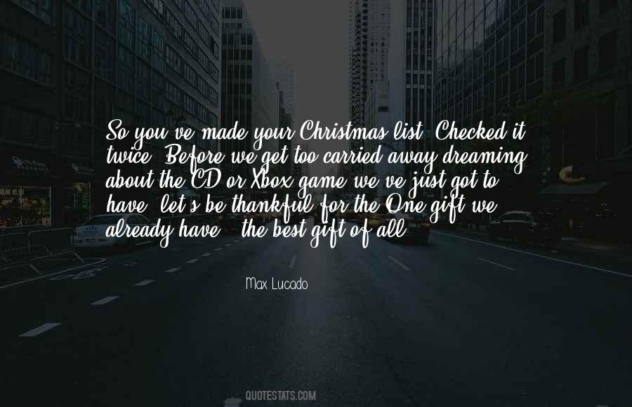 The Christmas List Quotes #1204122