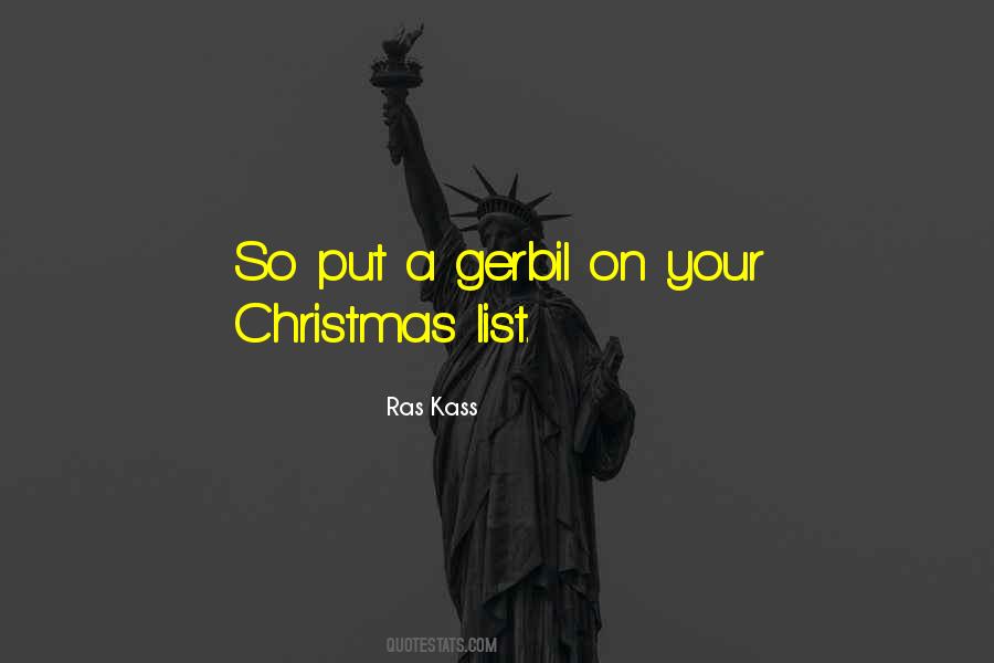 The Christmas List Quotes #175523