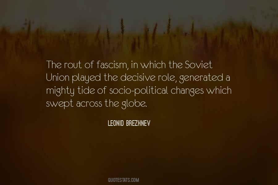 Quotes About Leonid Brezhnev #275293
