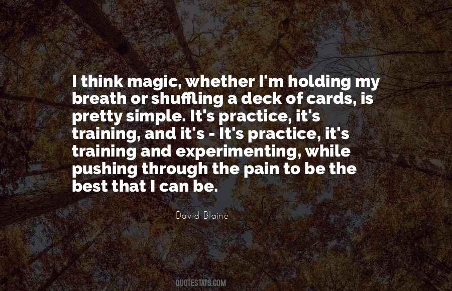 Quotes About David Blaine #169945