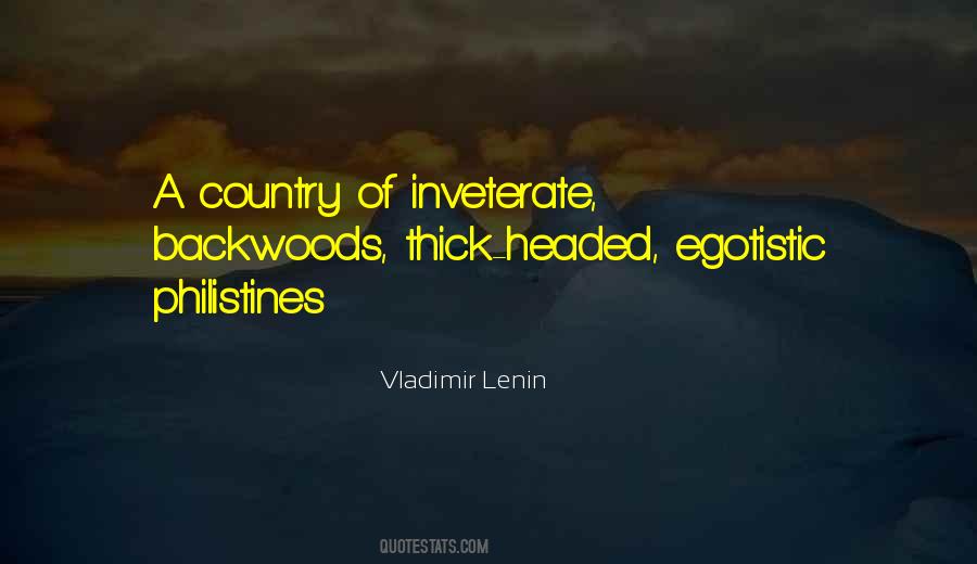 Quotes About Backwoods #1431245
