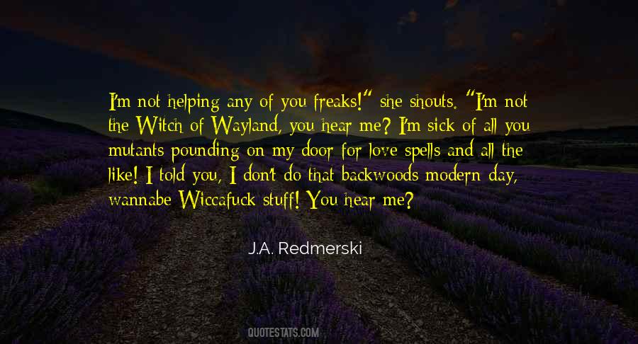 Quotes About Backwoods #367831