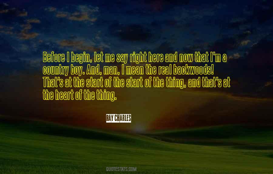 Quotes About Backwoods #877585