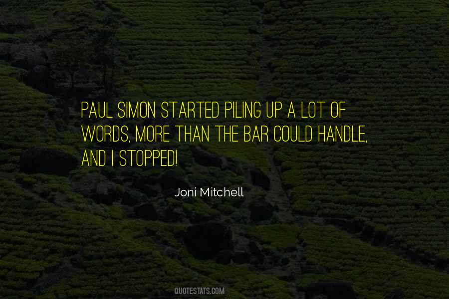 Quotes About Joni Mitchell #113981