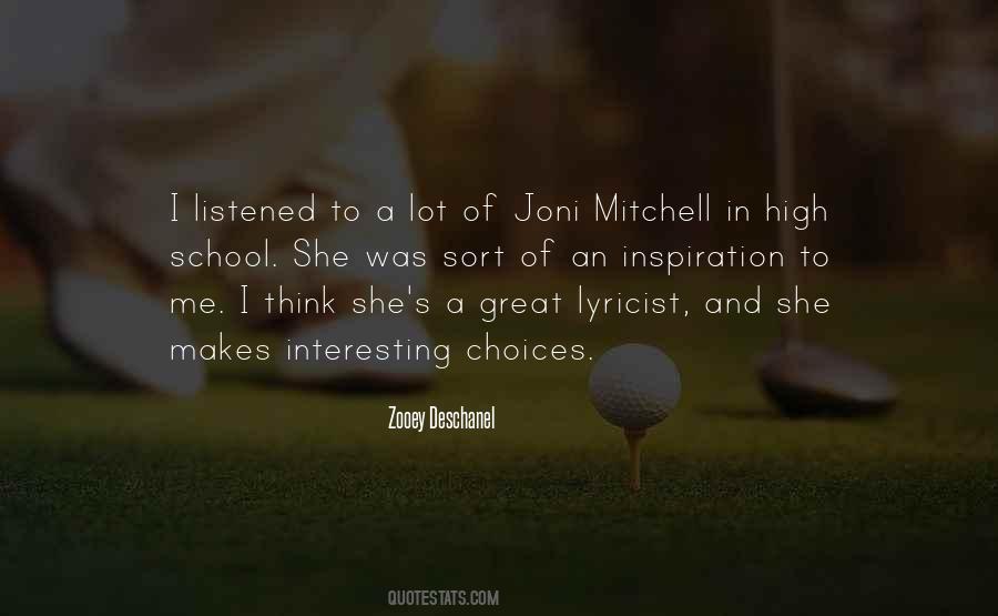 Quotes About Joni Mitchell #1563638