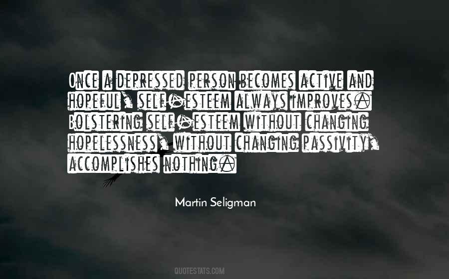 The Depressed Person Quotes #1822018