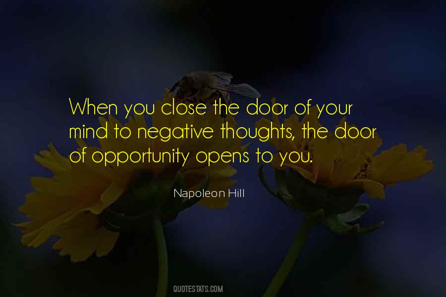 The Door Of Opportunity Quotes #1277341