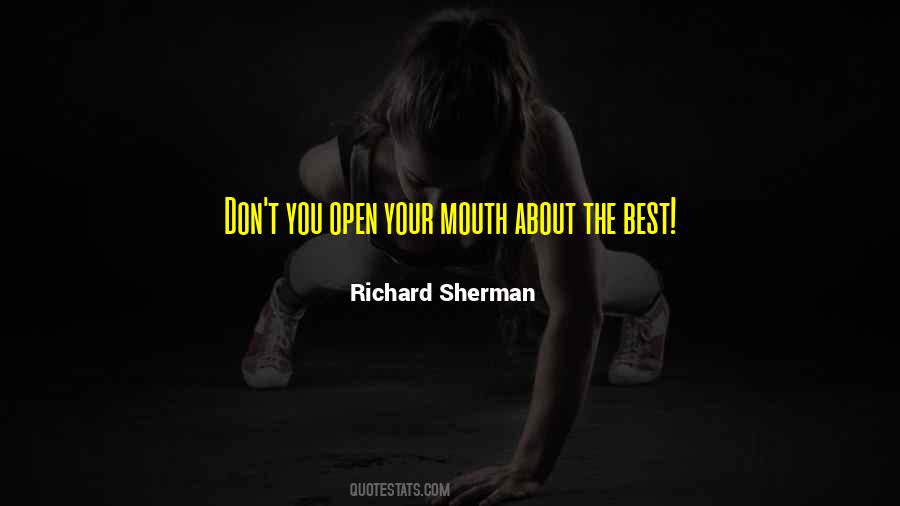 Quotes About Richard Sherman #990711