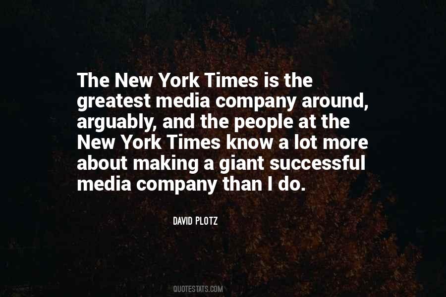 Quotes About The New York Times #1096720