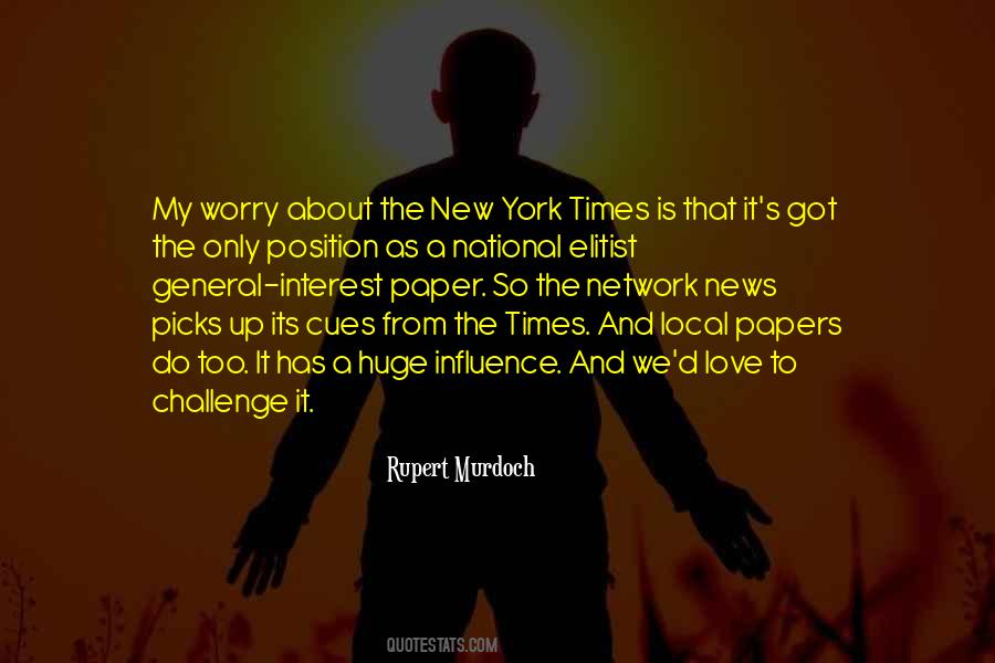 Quotes About The New York Times #1119265