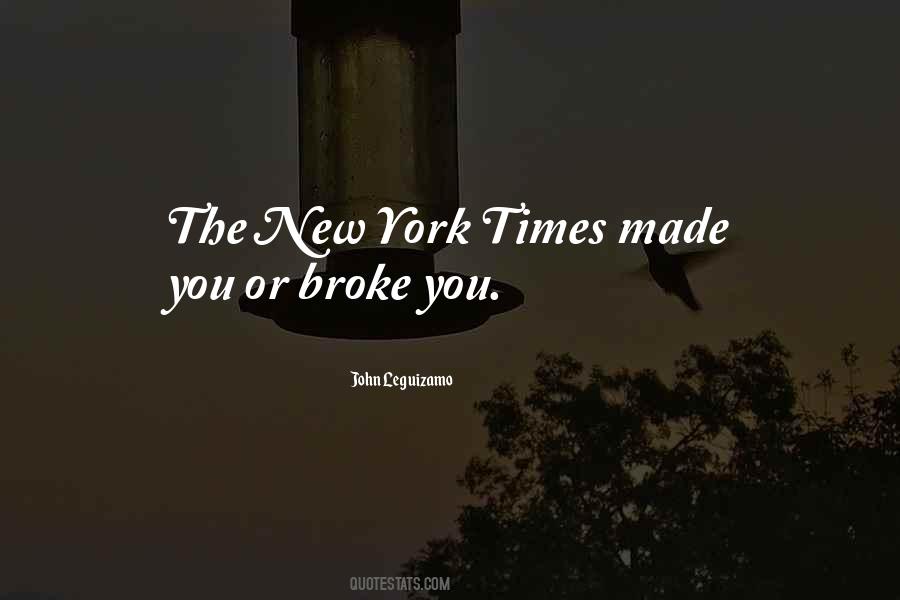 Quotes About The New York Times #1204874