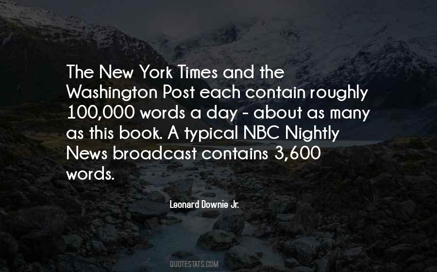 Quotes About The New York Times #1268954