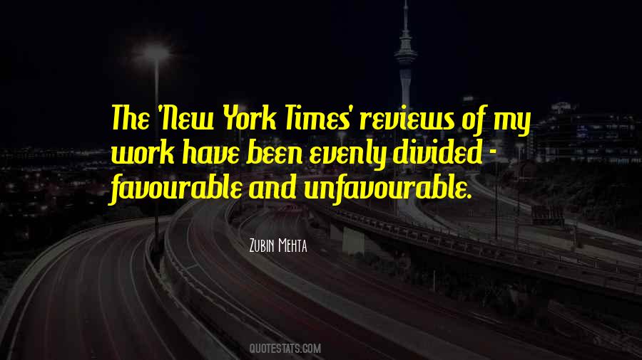 Quotes About The New York Times #1351059