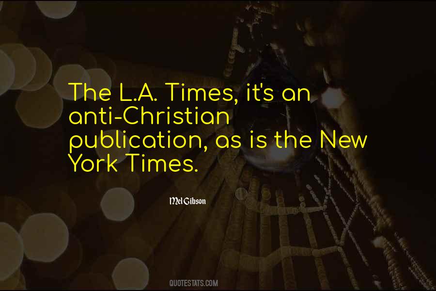 Quotes About The New York Times #1499585