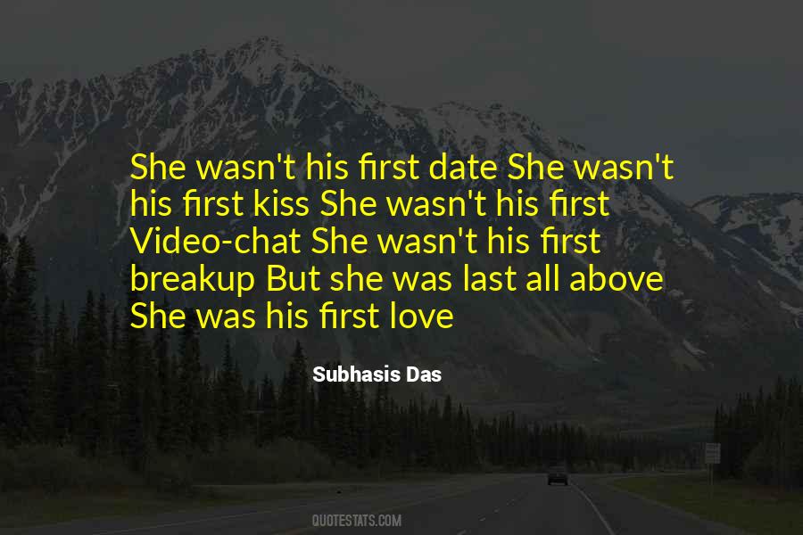 The First Last Kiss Quotes #1116474