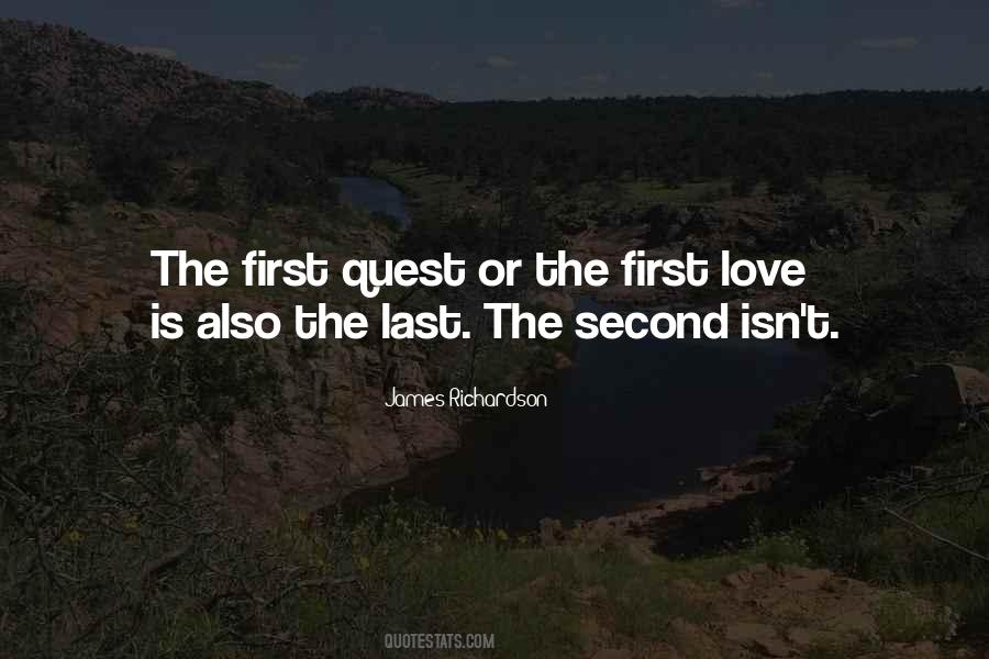 The First Love Quotes #656978