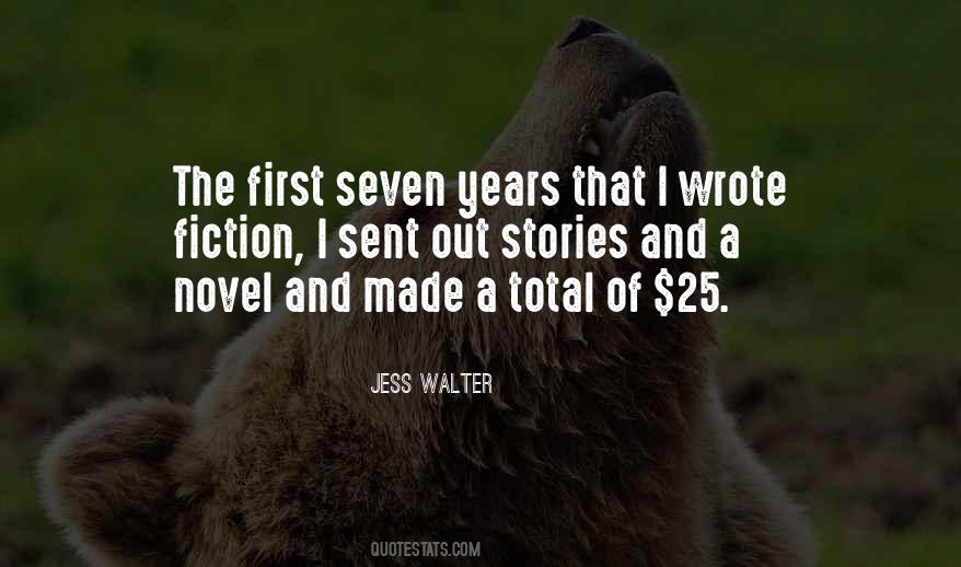 The First Seven Years Quotes #1586880