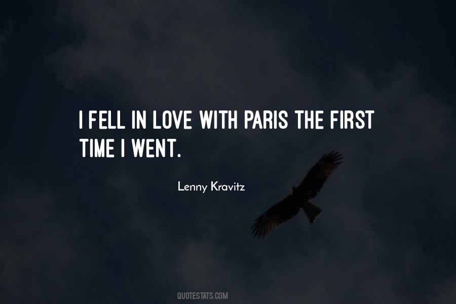 The First Time I Fell In Love Quotes #1174771