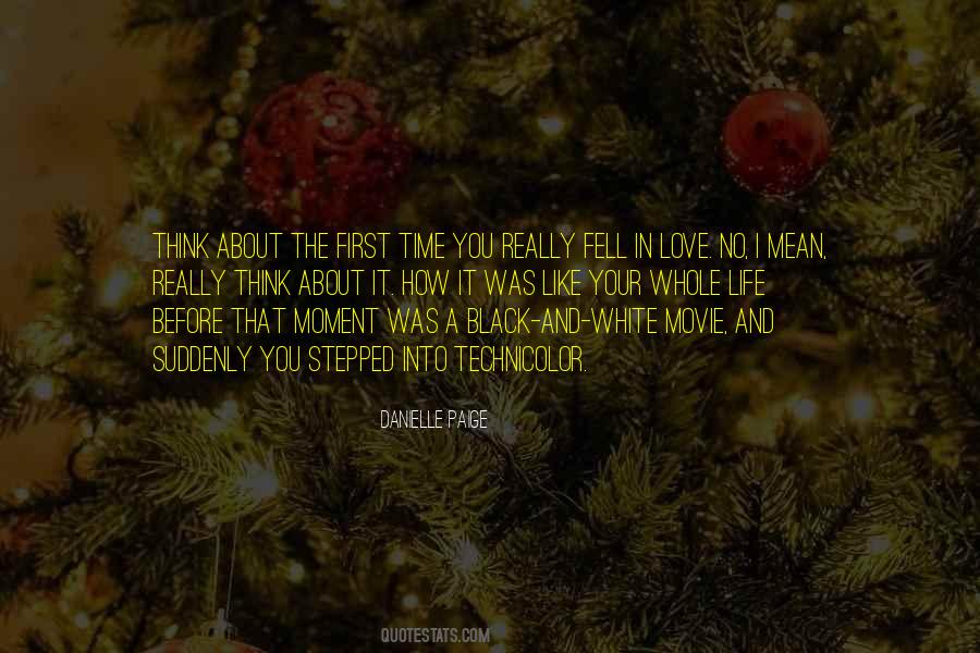 The First Time I Fell In Love Quotes #1864672
