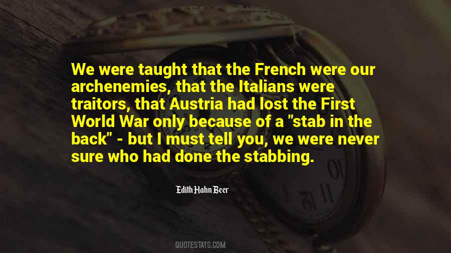 The First World War Quotes #1100291