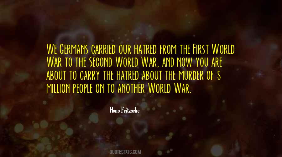 The First World War Quotes #1653405