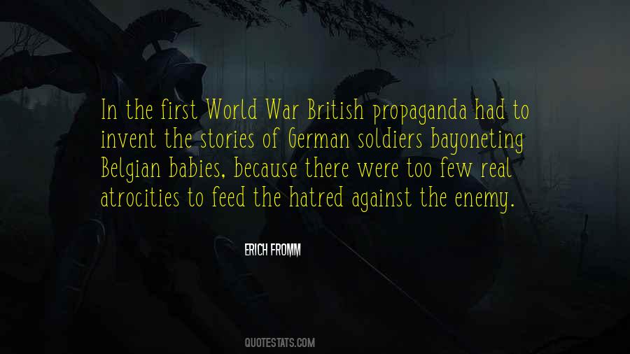 The First World War Quotes #974763