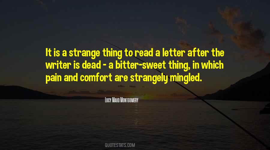 Quotes About Strangely #941015