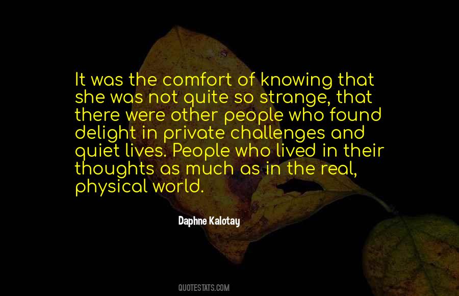 Quotes About Strange People #161717