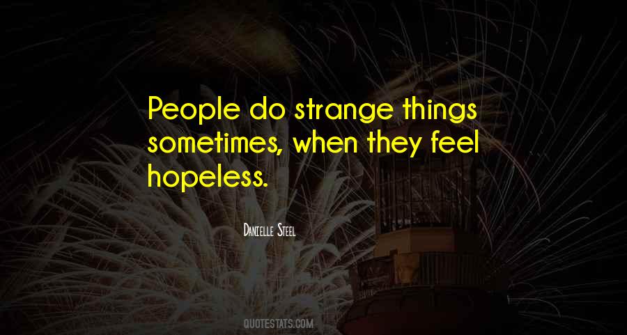 Quotes About Strange People #56681