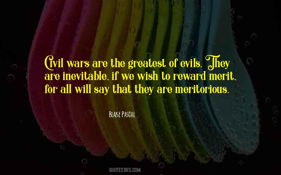 The Greatest Evils Quotes #21898