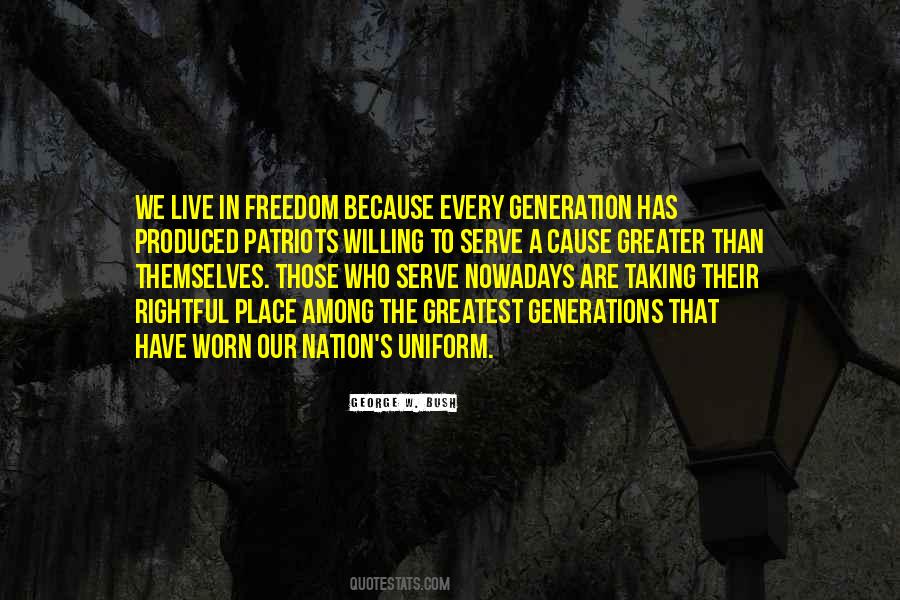 The Greatest Generation Quotes #731444