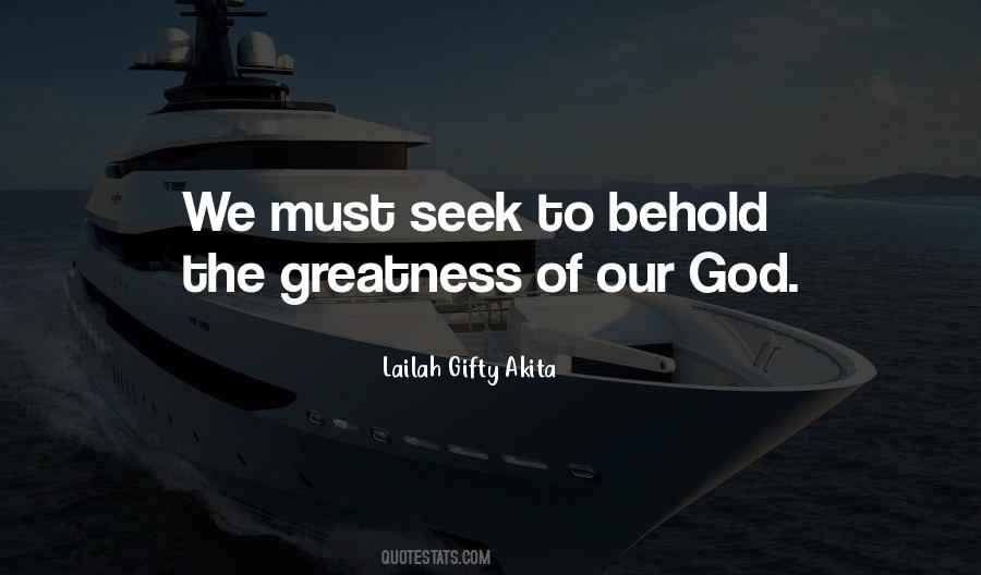 The Greatness Quotes #1031886