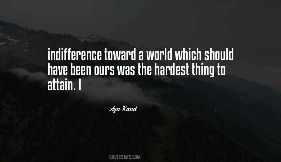 The Hardest Thing Quotes #999188