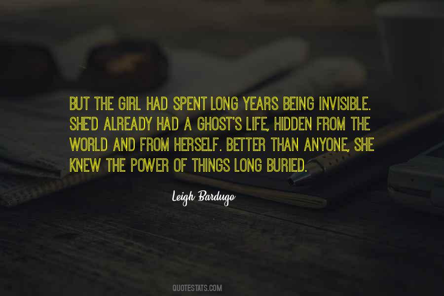 The Hidden Girl Quotes #298866
