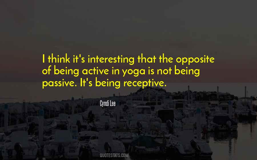 Quotes About Being Passive #1371924