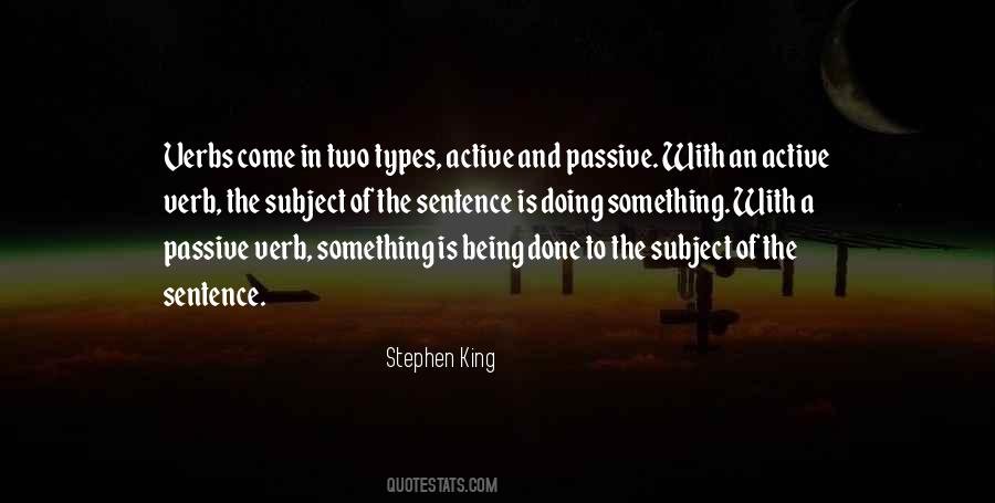 Quotes About Being Passive #959427
